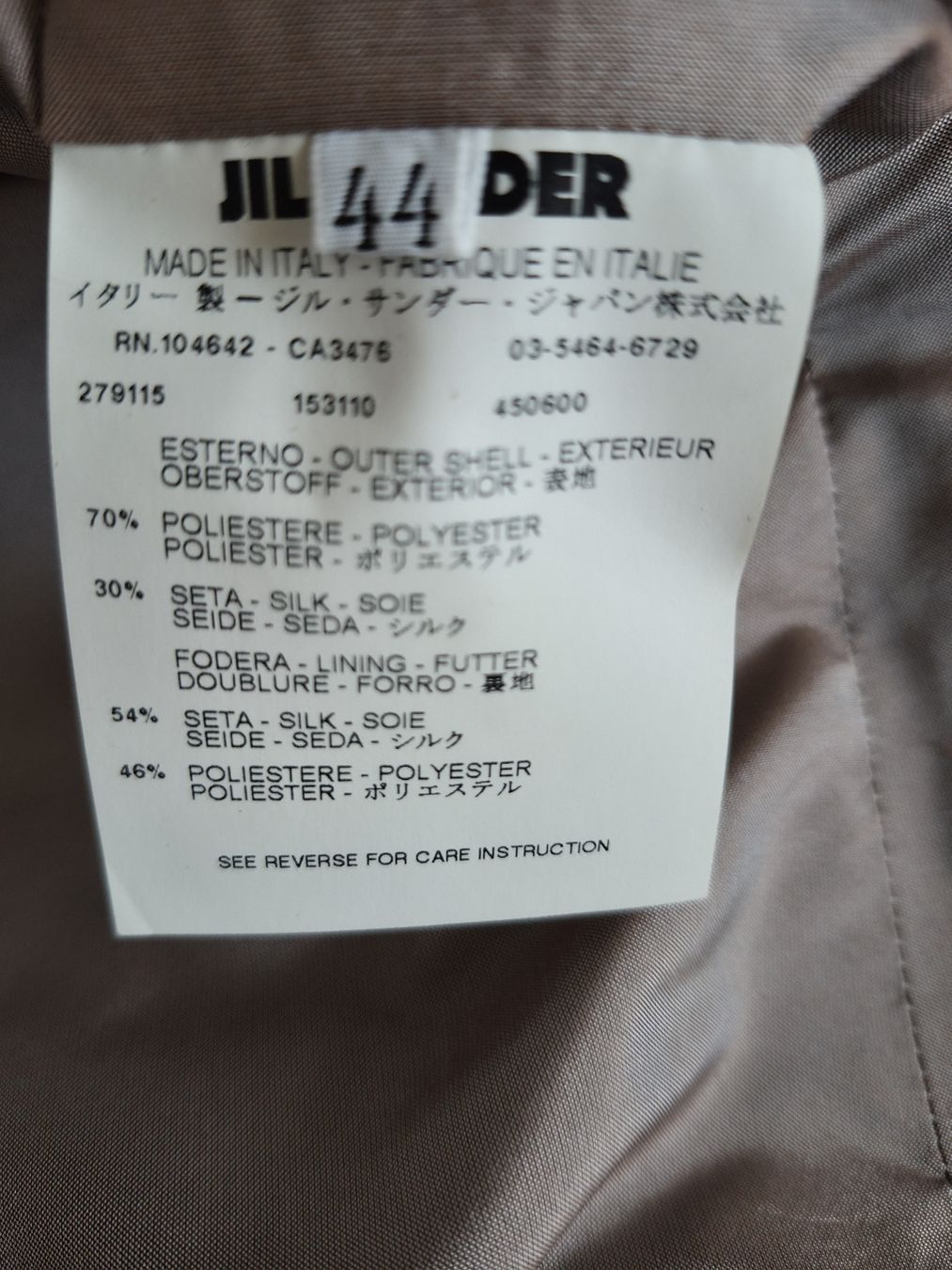 Jil Sander Giacche: Veste Jil Sander – Usato da Bern venduto da dasgesuchtobjekt 4