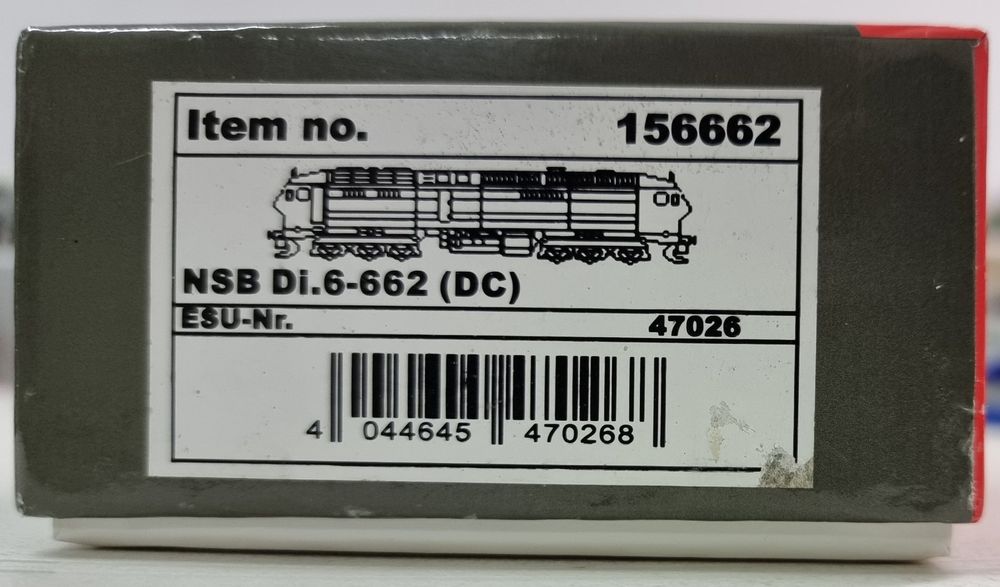 NSB Di 6.662 von Hobbytrade, defekt, zum Ausschlachten... Kaufen auf