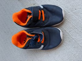 Kinderschuhe Grösse 24 dunkelblau orange