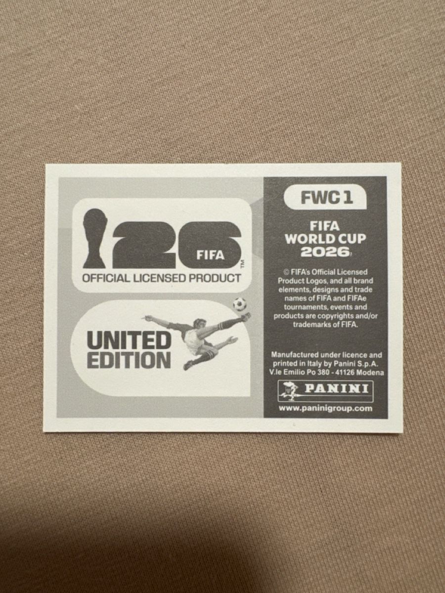 Panini Carte collezionabili: FIFA WM 26, FWC 1, Panini Sticker – Nuovo (secondo la descrizione) da Effretikon venduto da jas_92ls 1
