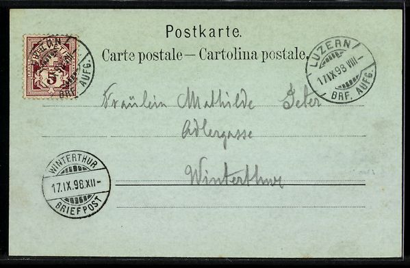 Cartoline postali: AK Luzern, Löwendenkmal – Usato da Berlin venduto da bartko-reher 1