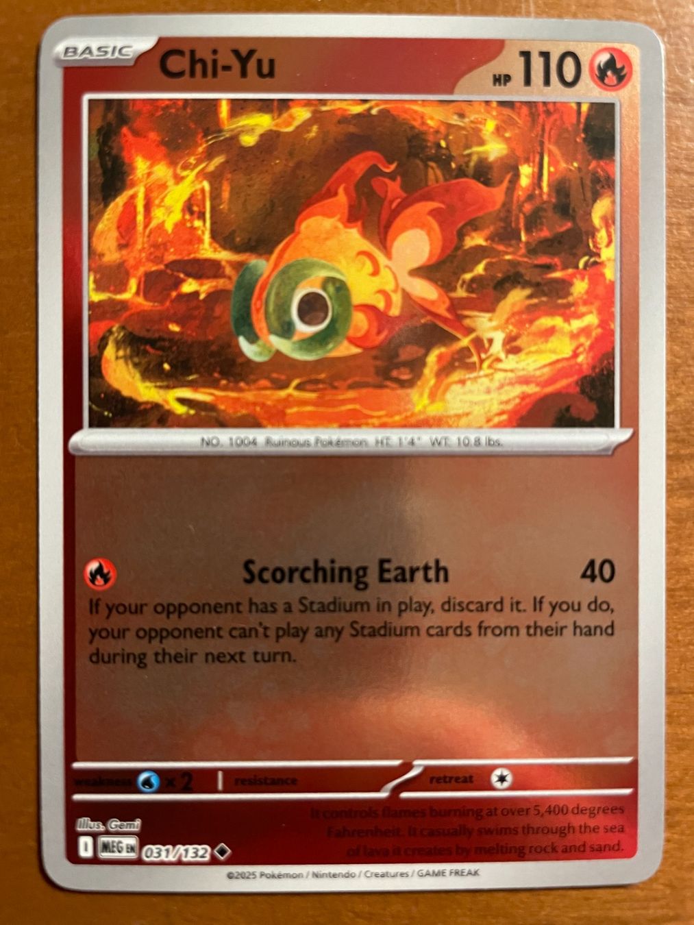 Pokémon Carte collezionabili: Pokemon Chi-Yu Reverse (Versand gratis) – Nuovo (secondo la descrizione) da Chur venduto da Angerson