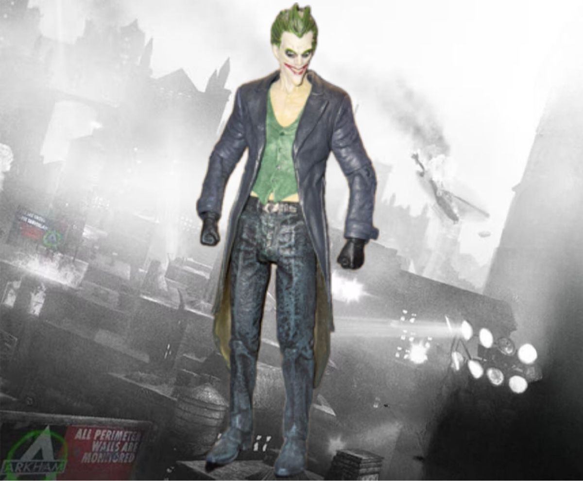 Statuette: Batman Arkham City Joker DC Direct Action Figur – Usato da Langenthal venduto da Fernando1999