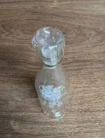 Seltene Glasflasche mit Schiffli