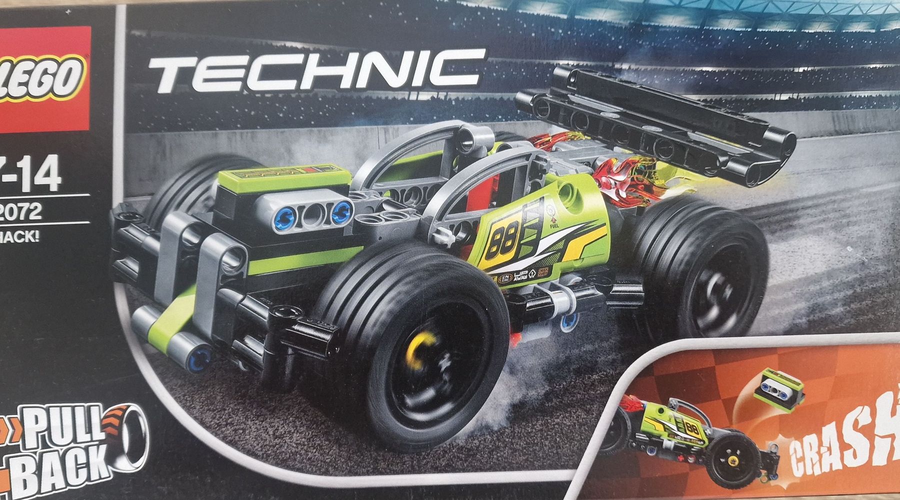 Lego Baukästen: LEGO Technic 42072 Rennwagen Pull-Back akzeptabel – Gebraucht aus VILLMERGEN von scritsch