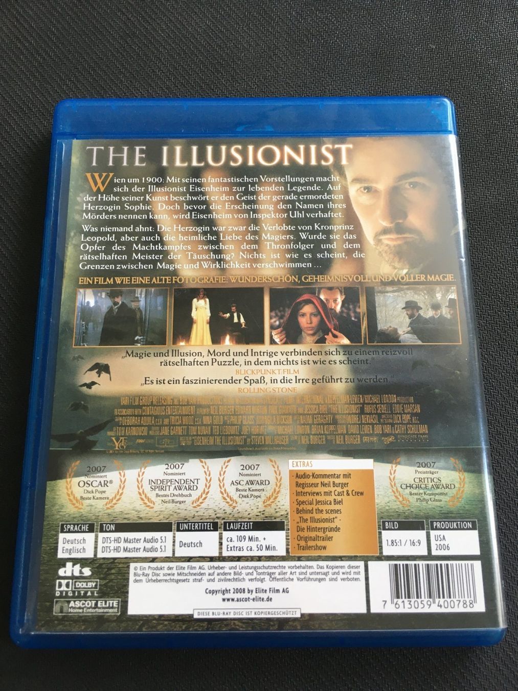 Tutti i DVDs: The Illusionist [Blu-ray] – Usato da St.Gallen venduto da MedienJoe 1
