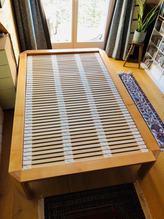 Bettgestell Massivholz mit Samina System 120x200 | Kaufen auf Ricardo