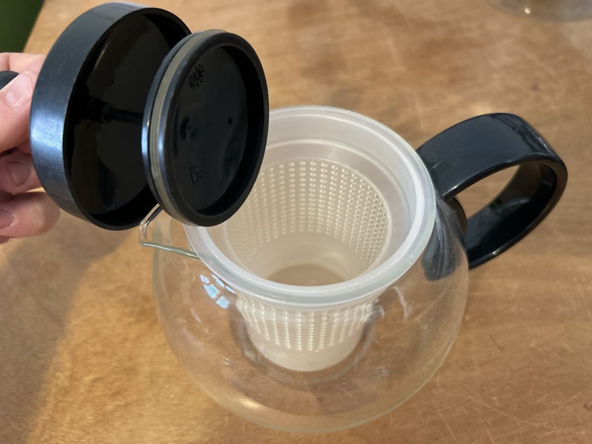 Teekannen: Melior Teekanne Glas mit feinem Sieb – Gebraucht aus Zürich von ann_9fv5 1