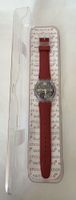 Montre Swatch Club Rouge/Noir (Jour/Date) Neuve