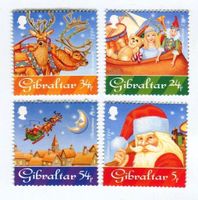 Briefmarken "Weihnachtsmann". Gibraltar.