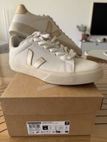 Veja Campo Leder Schuhe Weiss/Gold Grösse 40 neu!