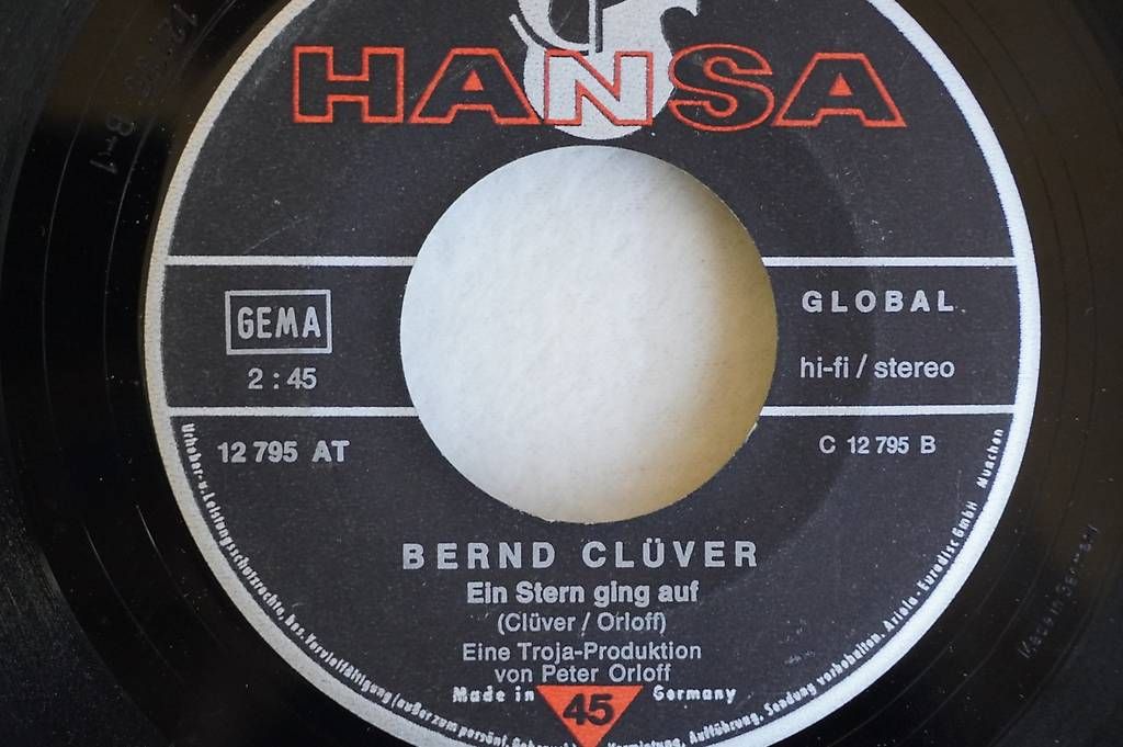 Dischi in vinile: Bernd Clüver Single – Usato da Kräiligen venduto da bero65 1