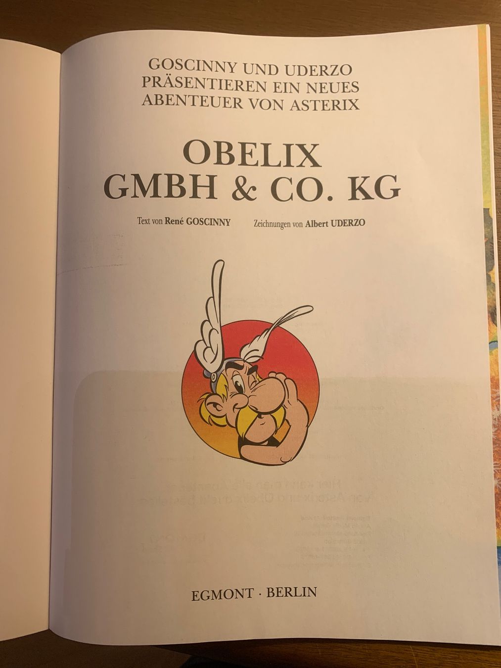 Comics: OBELIX GMBH & CO. KG, Band 23 – Neu (gemäss Beschreibung) aus Aarwangen von Mousi67 1