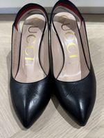 Gucci Escarpins Slingback Noir T35.5, très peu portées