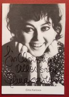 Elma Karlowa 1932-1994 Autogramm signiert Foto 10x15cm