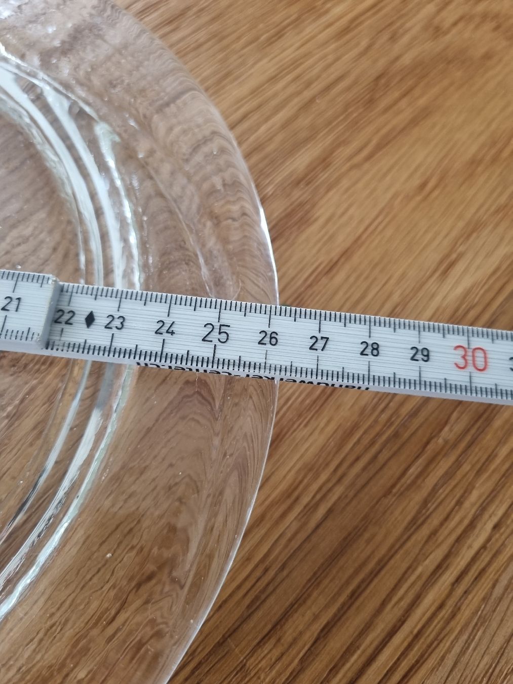 Glasi Hergiswil Piatti di portata: Hergiswil Glas, Tortenplatte 26.5cm – Usato da Eschenbach SG venduto da Ma69st 1