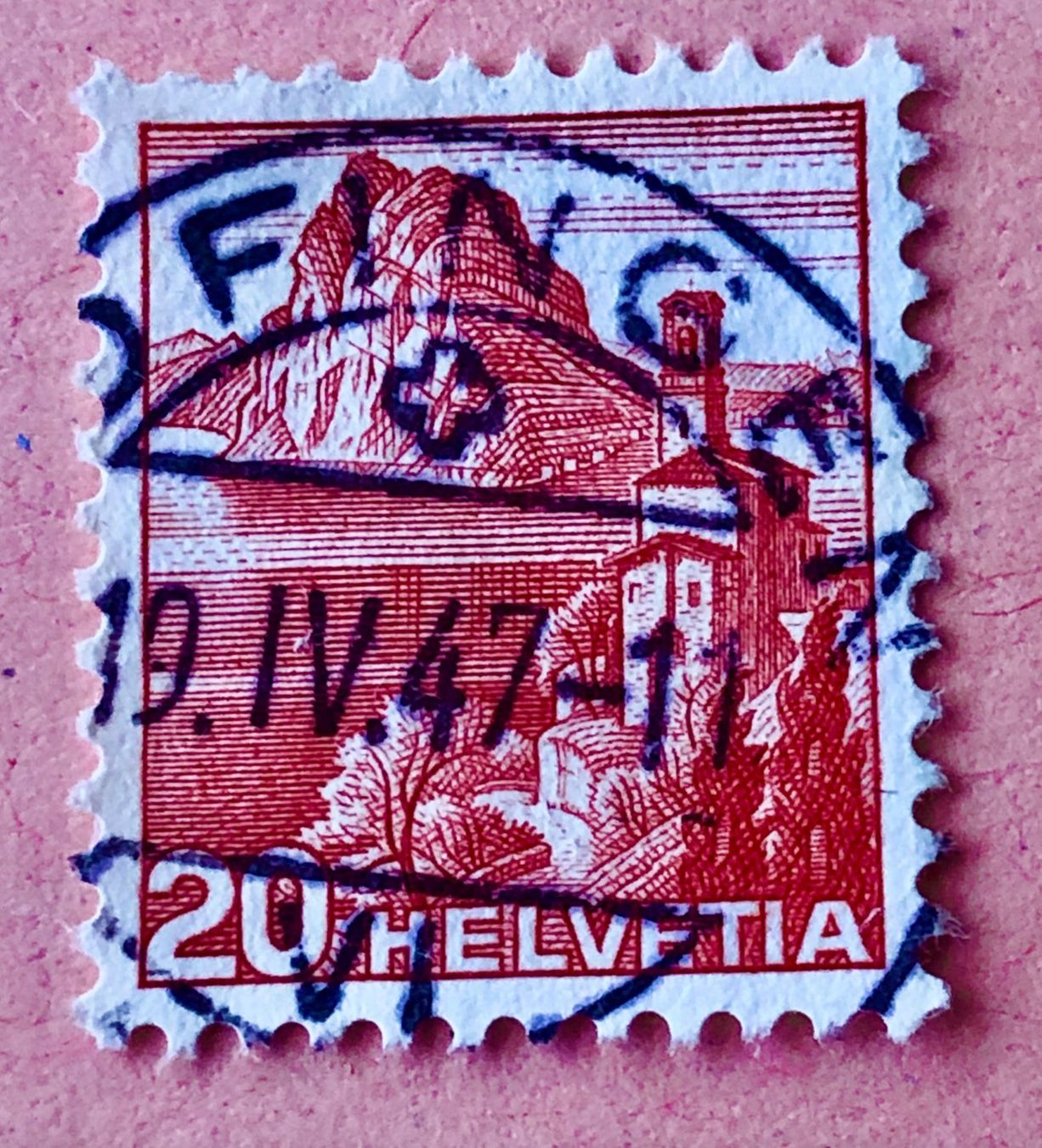 Tutti i francobolli: Nr.215 Landschaftsbilder Stempel   ﻿ – Usato da Aarau venduto da Billa007