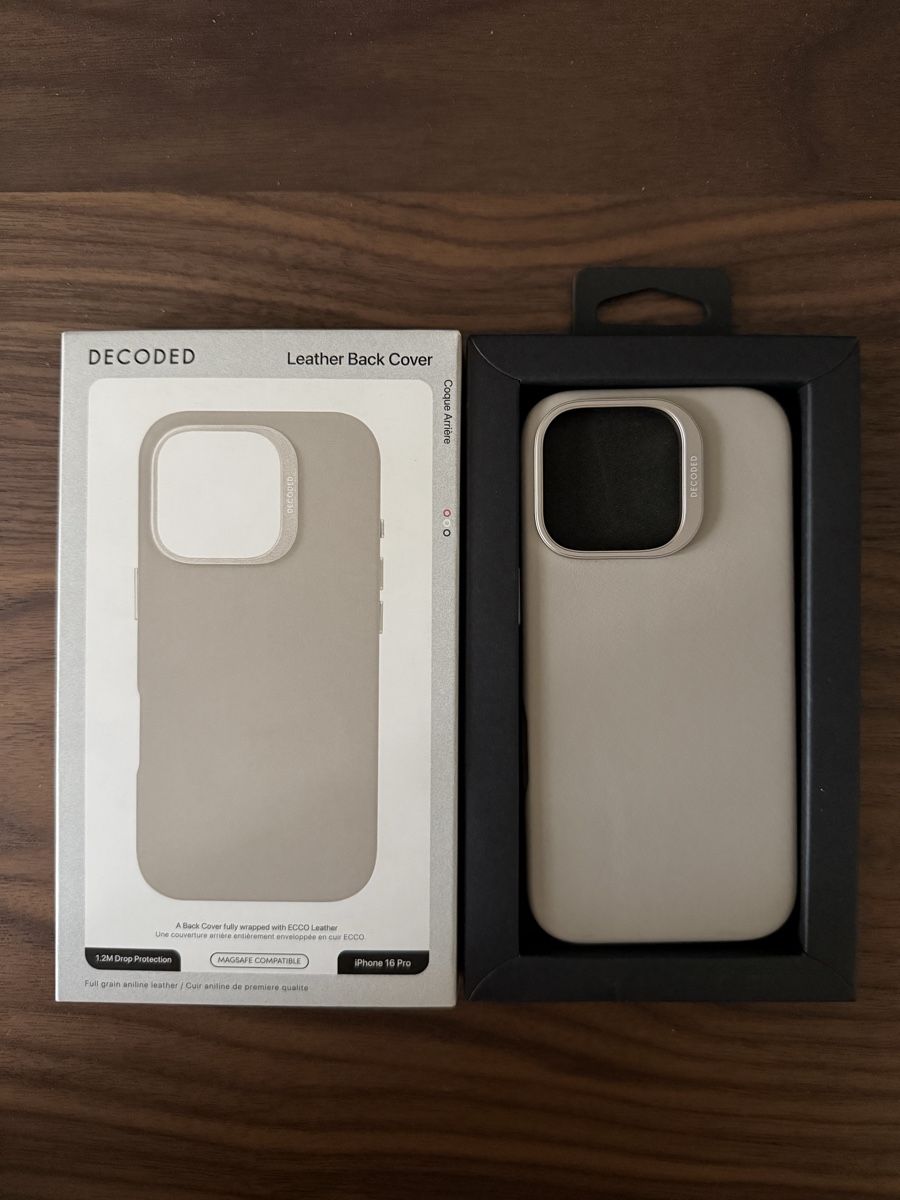 Apple Cover & Protezioni schermo: Decoded Leather iPhone 16 Pro Case - Stone - MagSafe - neu – Nuovo e nell'imballaggio originale da Küsnacht ZH venduto da HISCO 3