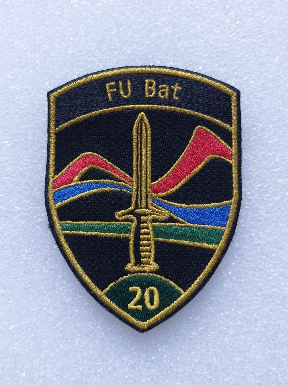Schweizer Armee Plaketten & Abzeichen: Verbandsabzeichen Fu Bat 20 Kp 1 – Gebraucht aus Bauma von SwissMilitaria