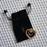 YSL Yves Saint Laurent Vintage Tuchring Herz Gold