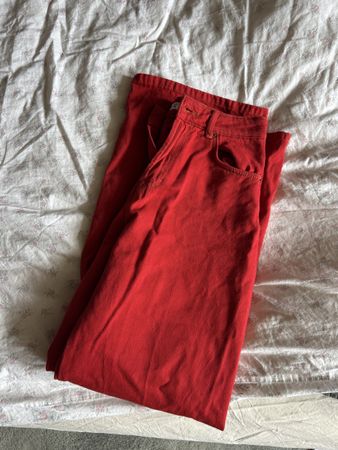 Jeans rot Grösse 38 Pull&Bear guter Zustand