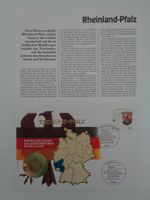 3 Münzbriefe Mark unzirkuliert vergoldet - 3x 1 Mark