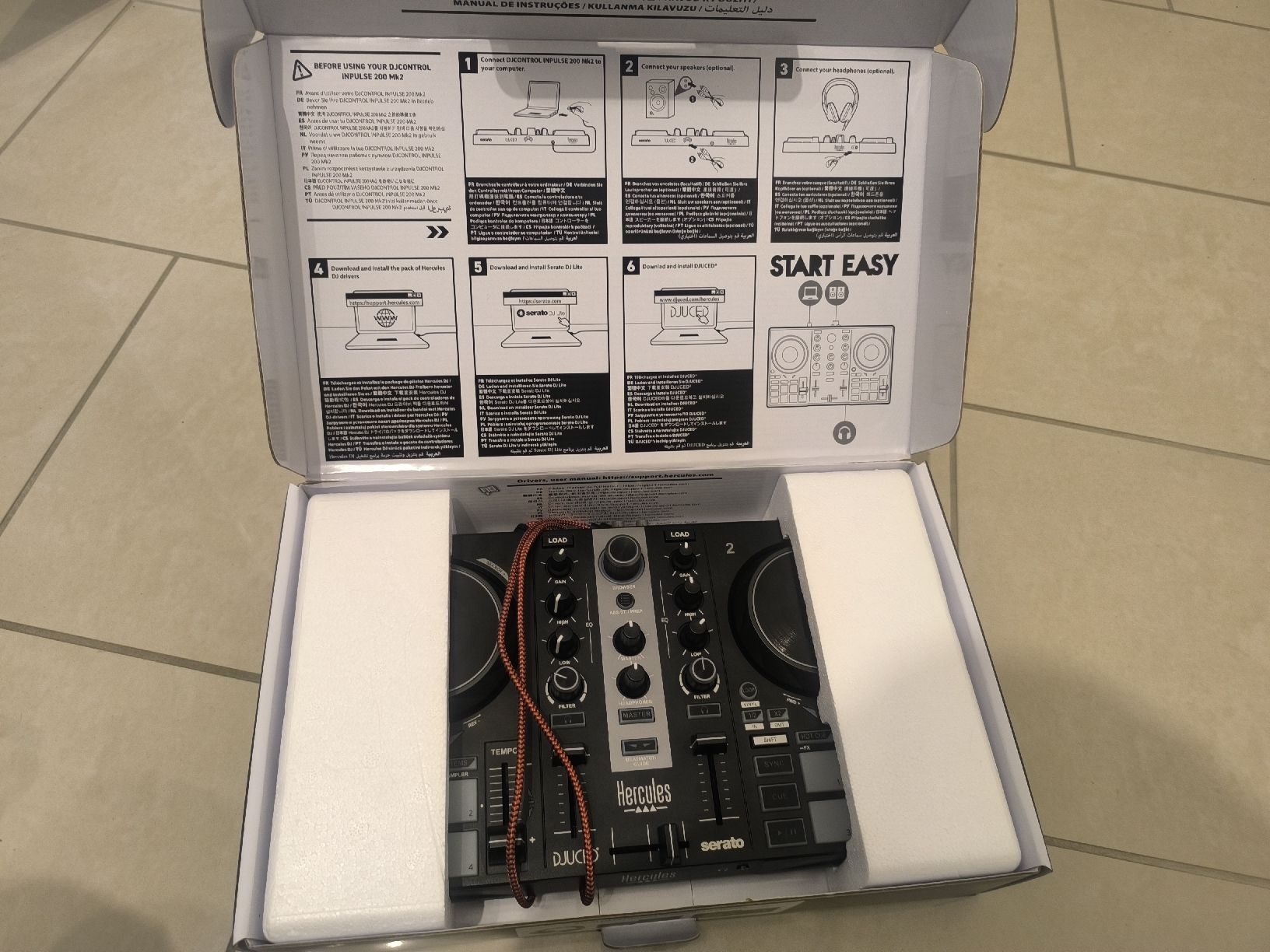 Hercules Platines de mixage: DJ Controller Hercules DJControl Inpulse 200 MK2 neu – Neuf (Voir description) à Mellingen par swisslit 2