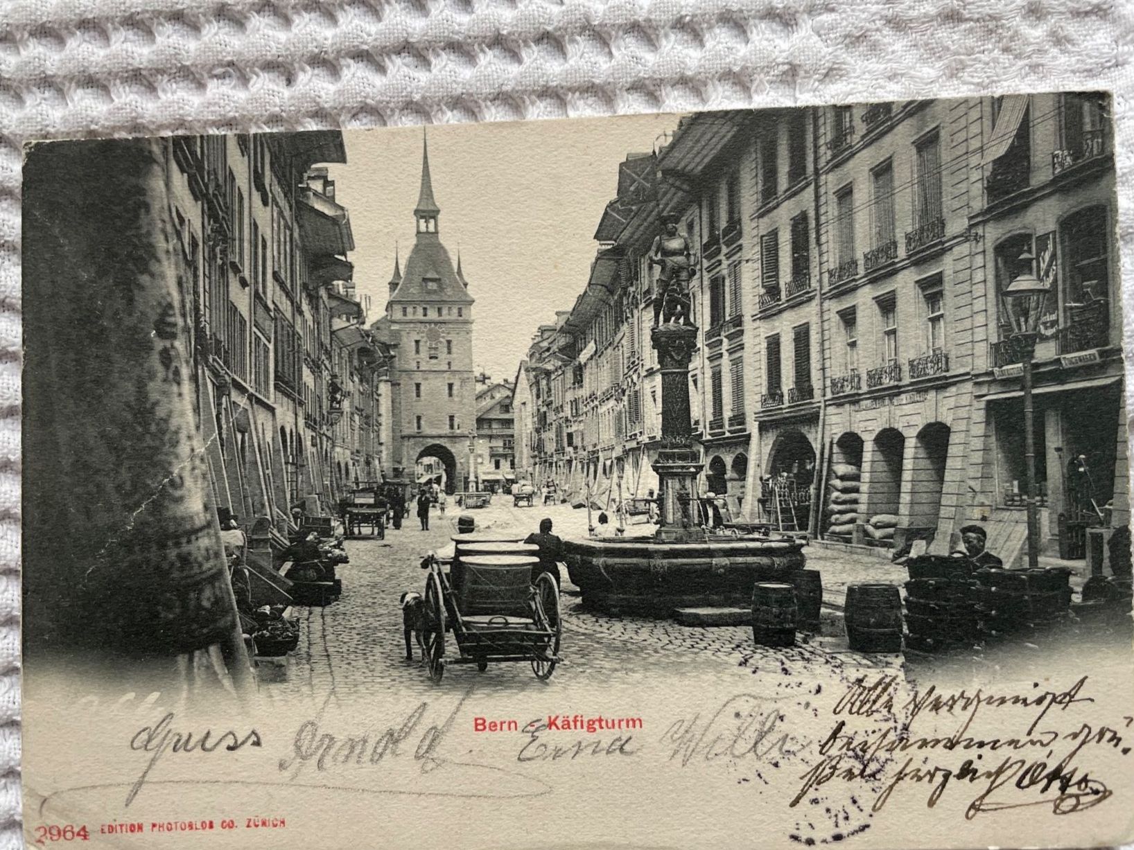 Cartoline postali: Antike Postkarte, Stadt Bern 1905 – Usato da Winterthur venduto da Myrtillus