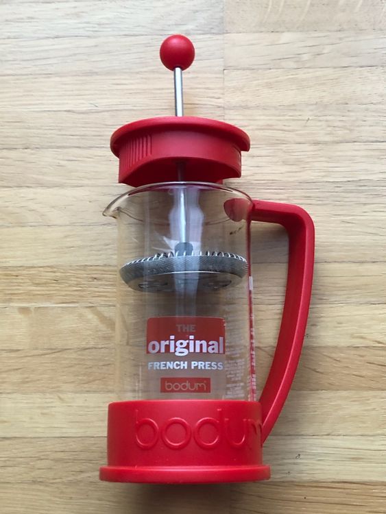 Bodum French press klein rot Kaufen auf Ricardo