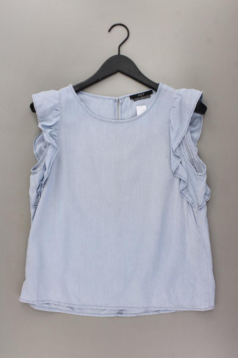 Chemisiers: Set Ärmellose Bluse Gr. 38 blau – D'occasion à Neustadt an der Waldnaab par SecondLifeFashion
