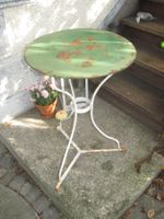 Jugendstil Gartentisch Bistrotisch 50cm Antik OK - selten
