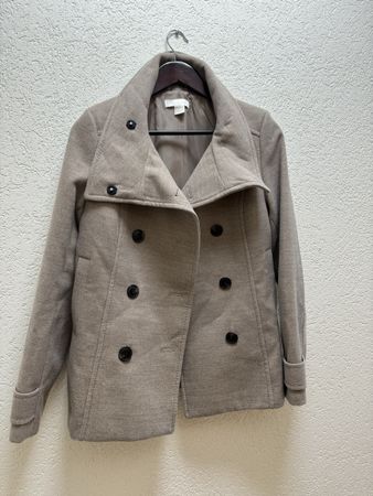 Manteau beige, taille 38. Très bon état