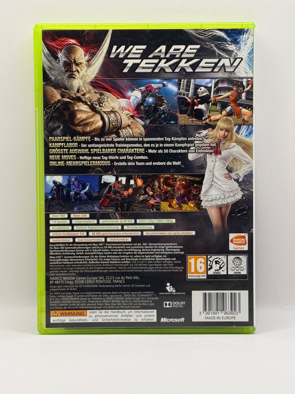 Namco Giochi: Tekken Tag Tournament  2 - XBOX 360 - CIB – Usato da Dietikon venduto da gab_qz7y 1