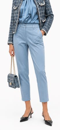Kathrin Ebel Sommerhose Gr. 36 hellblau gerade