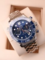 Omega Seamaster Diver 300M Blau mit Chronograph - NEU