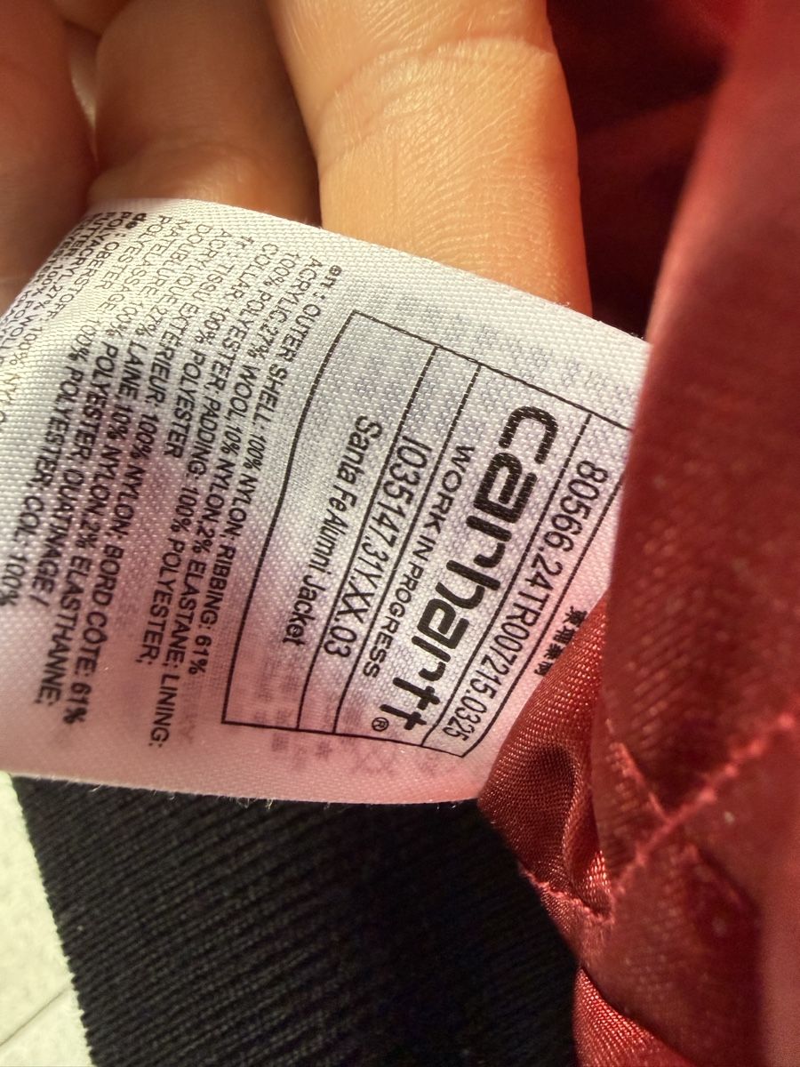 Carhartt Giacche: Carhartt Santa Fe Almuni Jacket – Nuovo e nell'imballaggio originale da Zürich venduto da _matzhah 3