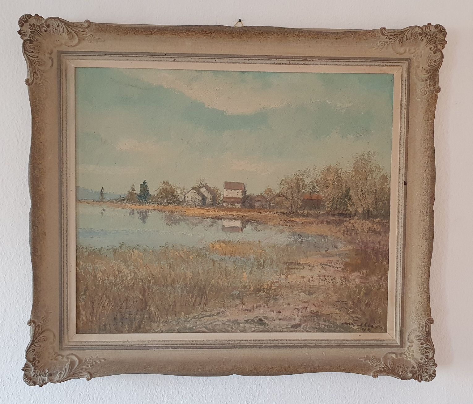 Tableaux: Ölgemälde von Max Keller "Greifensee" – D'occasion à Meilen par DodoSchubi