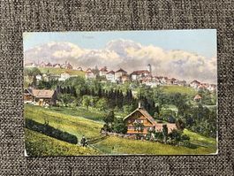 Alte Ansichtskarte von Trogen AR mit speziellem Stempel!