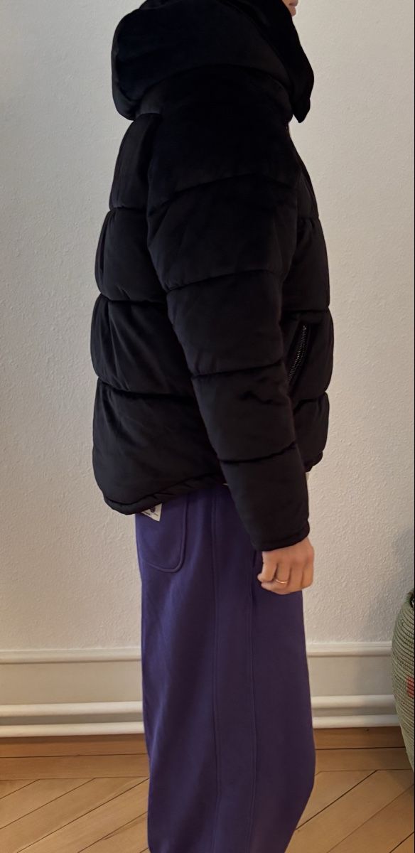 Vero Moda Giacche: Winterjacke aus Samt Schwarz M – Usato da Bern venduto da felenas 4
