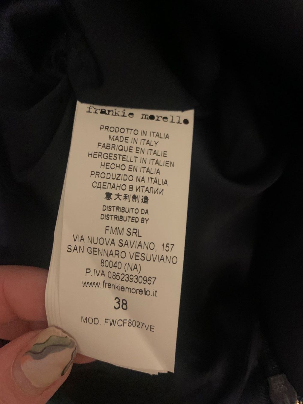 Kleider: Frankie Morello Kleid - Grösse M - Made in – Neu (gemäss Beschreibung) aus Fällanden von TH-Boutique- 5