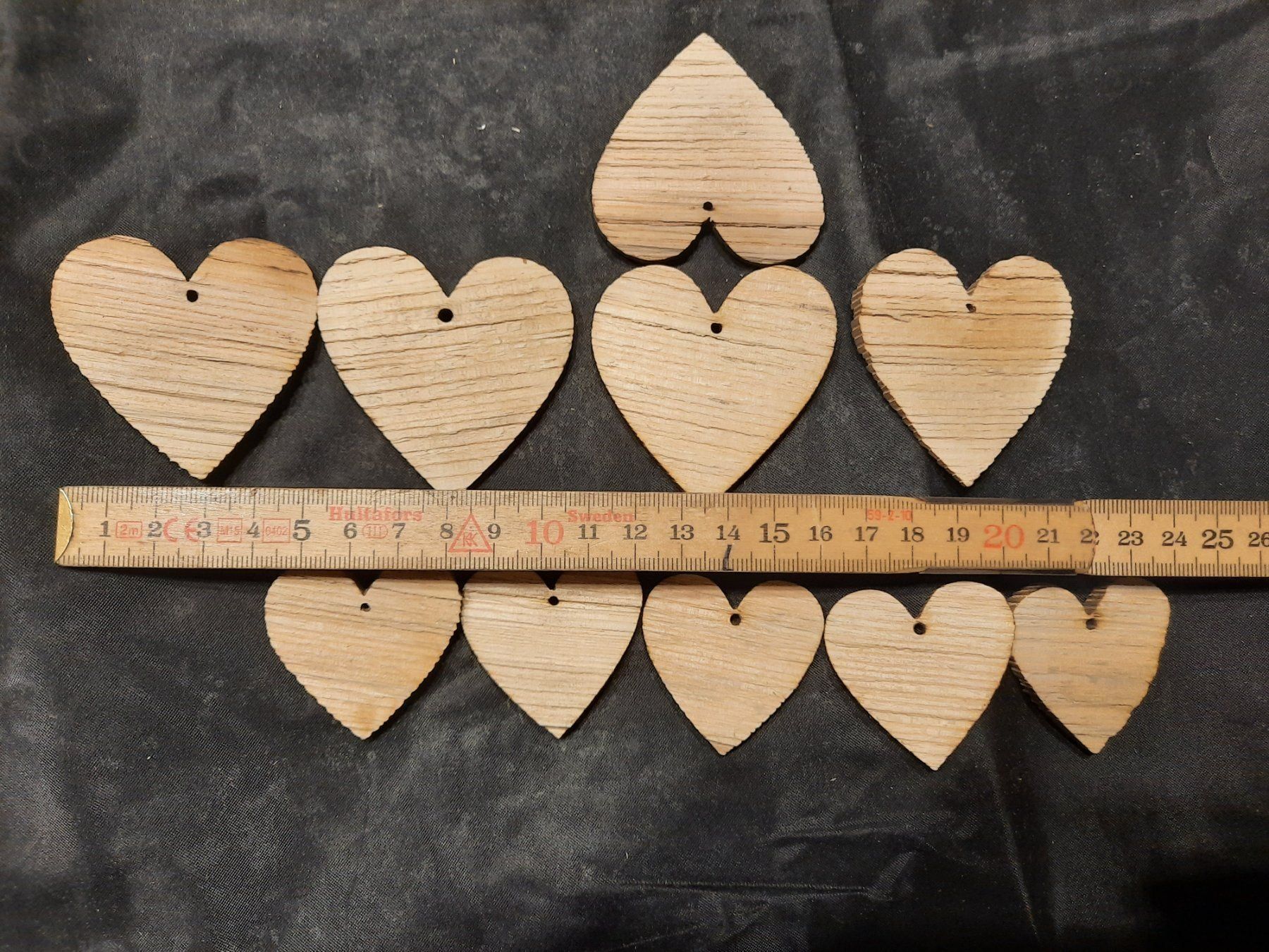 Articles en bois: Holz Deko Herzen – Neuf (Voir description) à Widnau par Crewo 1