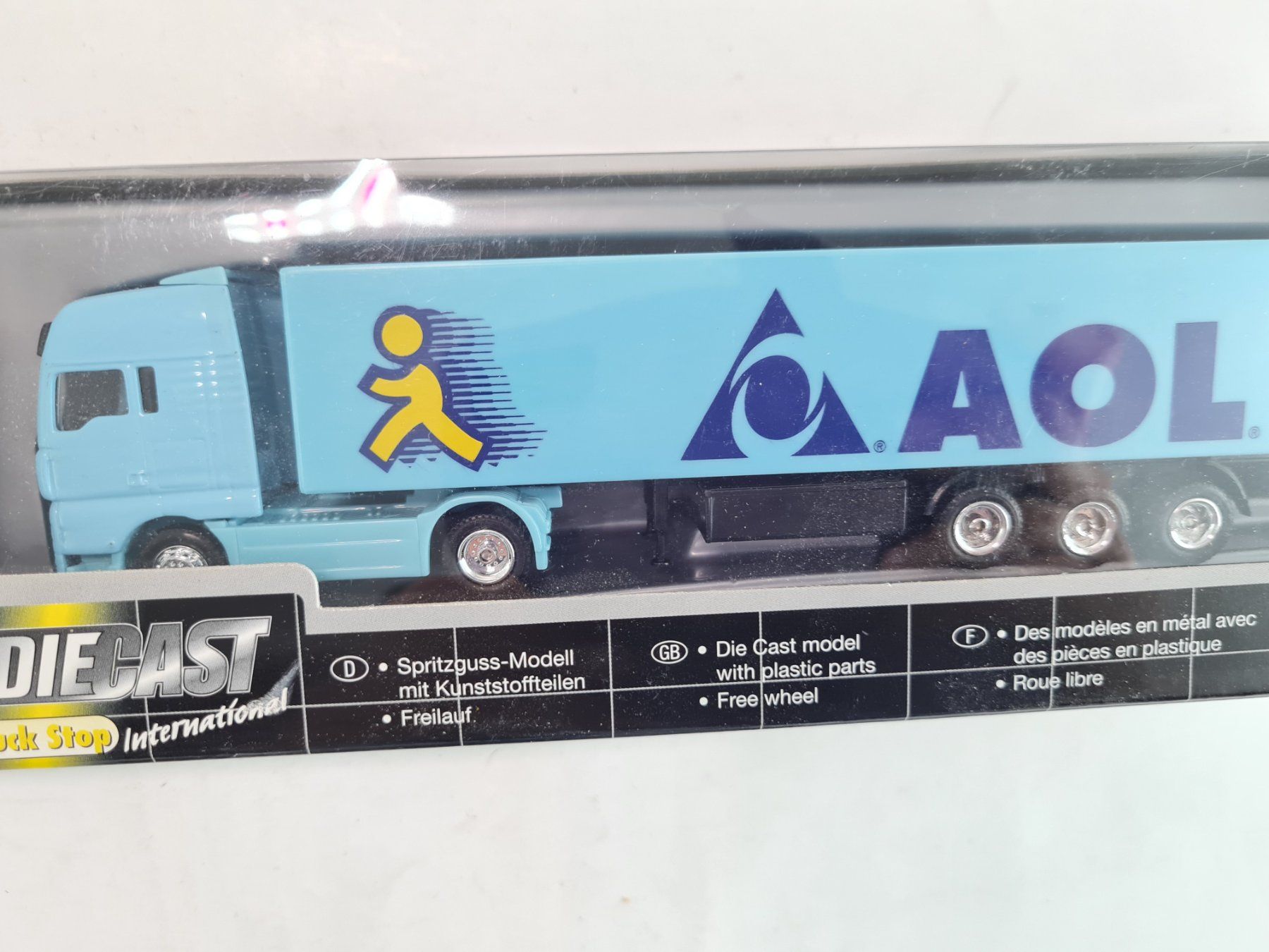 Kit di modellismo & Modellini statici: Die Cast LKW AOL Sattelschlepper H0 1:87 – Nuovo (secondo la descrizione) da Blumenstein venduto da Funicorn 2