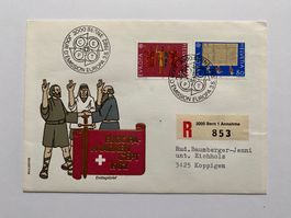 3 FDC Europa Marken CEPT 1982 ET + (Ortsn.)