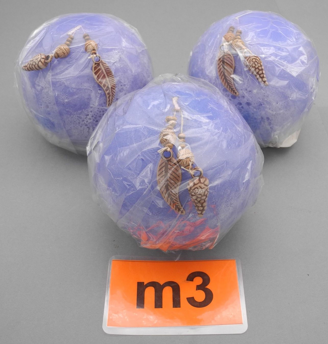 Kerzen: 3 Blaue Kerzen / Kugelkerzen, Nr. m3 – Neu und originalverpackt aus Kottwil von Crazyrolf