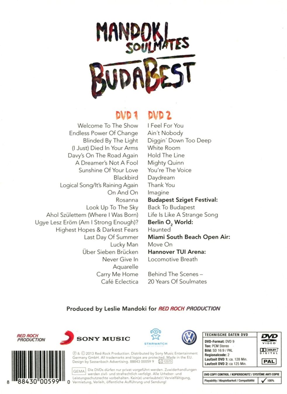 Tutti i DVDs: ManDoki Soulmates - BudaBest (2 DVDs) – Nuovo (secondo la descrizione) da Baden venduto da lattemiele 1