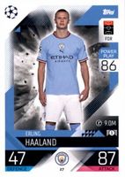 Erling Haaland Sammelkarte Topps Match Attax UEFA CL