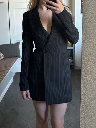 Alice McCall Blazer Dress Pinstripe