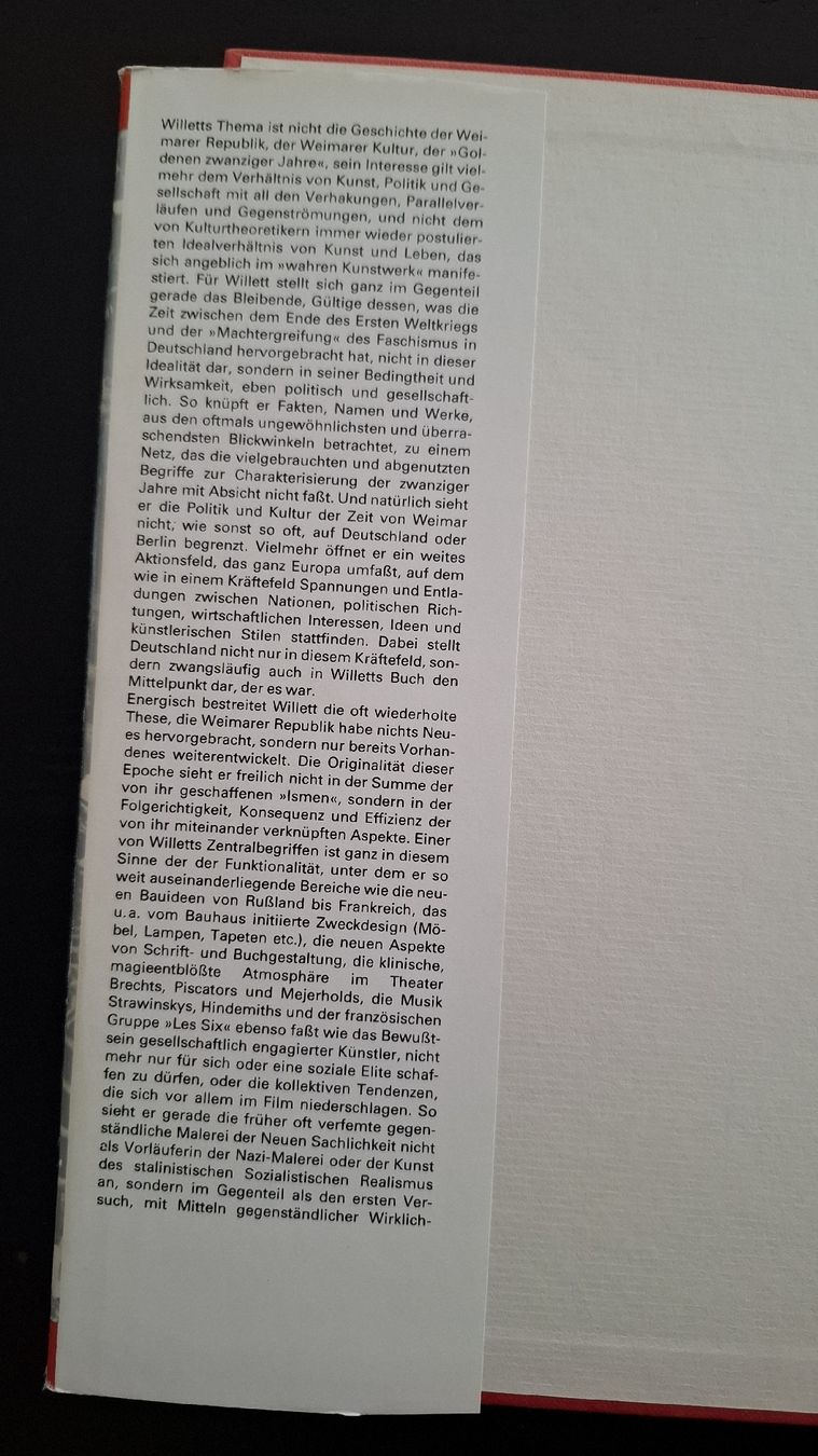 Libri: EXPLOSION DER MITTE•John Willett•Kunst+Politik 1917-1933 – Usato da Ottenbach venduto da Rasenmaeeher 2