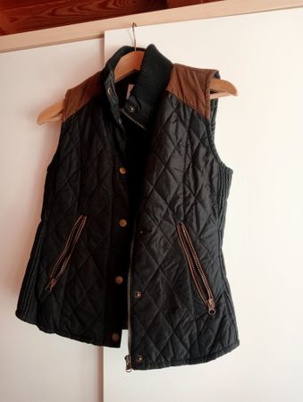 Vero Moda Steppweste schwarz braun Grösse S neuwertig