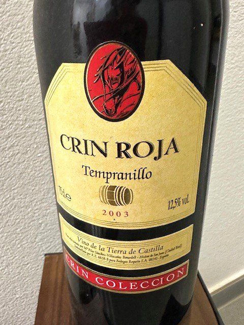 Rioja Vins: CRIN ROJA   2003 – D'occasion à Winkel par zeho 1